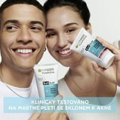 Garnier Gel za čiščenje, piling in maska proti nepravilnostim 3v1 Pure 150 ml