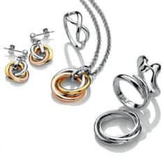 Hot Diamonds Srebrni uhani Trio DE388