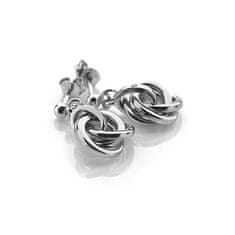 Hot Diamonds Srebrni uhani Trio DE388