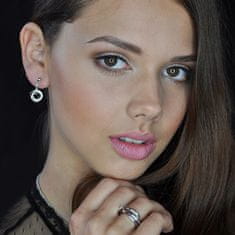 Hot Diamonds Srebrni uhani Trio DE388