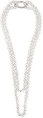 JwL Luxury Pearls Dolga ogrlica iz belih pristnih biserov JL0076