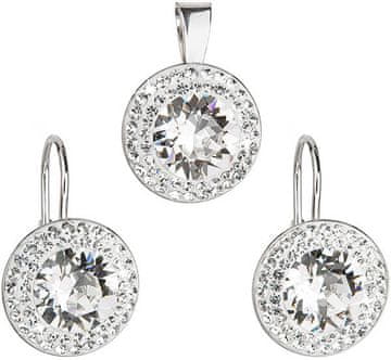 Evolution Group Komplet nakita á la Kate Middleton 39107.1 kristal (uhani, obesek)
