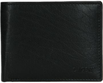 Lagen Moška usnjena denarnica W-8053 BLK