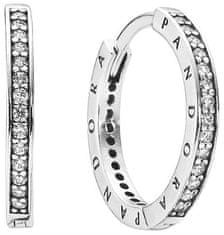 Pandora Srebrni uhani s kristali 290558CZ