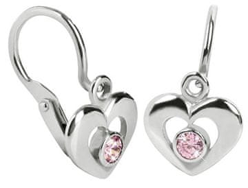 Otroški uhani Srce iz belega zlata 236 001 00988 07