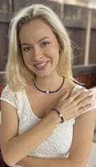 JwL Luxury Pearls Športna biserna ogrlica črna JL0345