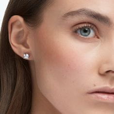 Swarovski Majhni kvadratni uhani ATRAKT 5430365