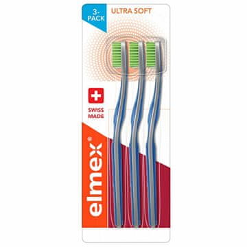 Elmex Zobna ščetka Ultra Soft 3 kosi