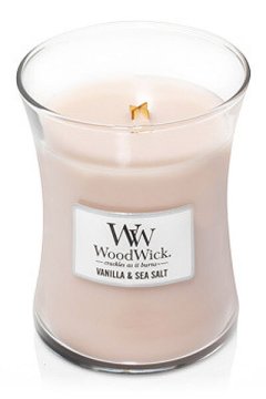 Woodwick Dišeča vaza za sveče Vanilija in morska sol 275 g