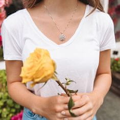 Hot Diamonds Luksuzna srebrna ogrlica z drevesom življenja Jasmine DP700 (veriga, obesek)