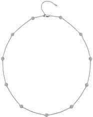 Hot Diamonds Luksuzna srebrna ogrlica s topazom in pravo diamantno vrhovo DN130
