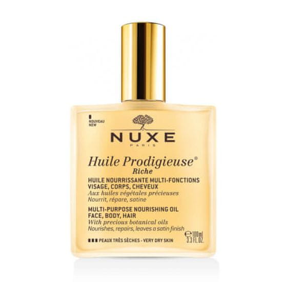 Nuxe Večnamensko suho olje za zelo suho kožo Huile Prodigieuse Riche (Multi-Purpose Nourishing Oil) 100 m