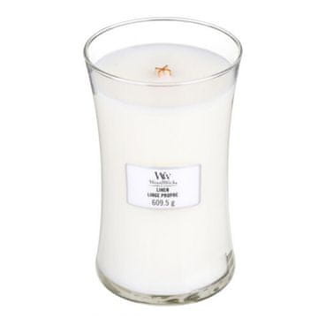 Woodwick Dišeča vaza za sveče Posteljnina 609,5 g
