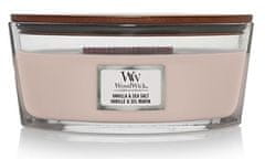 Woodwick Dišeča sveča ladja Vanilla & Sea Salt 453,6 g