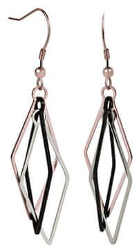 Troli Tribarvni uhani iz jekla