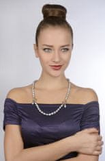 JwL Luxury Pearls Zapestnica iz pravih sivih biserov JL0558
