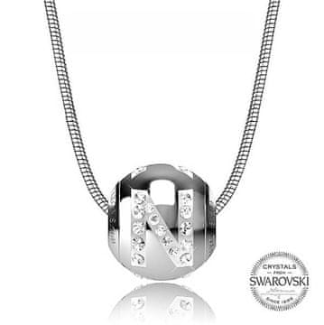 Levien Jeklena ogrlica črka N CLET-N