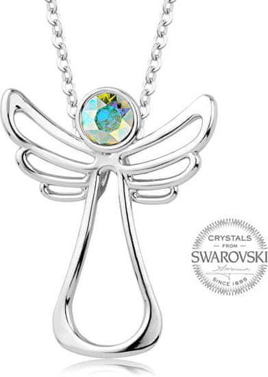 Levien Kristalna ogrlica Guardian Angel Rainbow