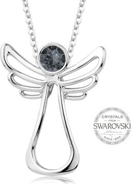 Levien Temno kristalna ogrlica Guardian Angel