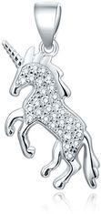 Beneto Srebrn obesek Unicorn AGH93