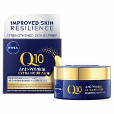 Nivea Hranilna nočna krema proti gubam Q10 Power ( Anti-Wrinkle Extra Nourish ing Night Cream) 50 ml