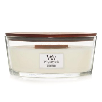 Woodwick Ladja z dišečimi svečami White Teak 453,6 g