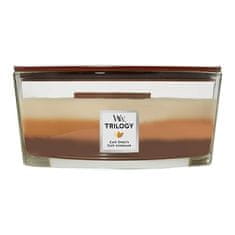 Woodwick Čoln z dišečimi svečami Trilogy Cafe Sladkarije 453 g
