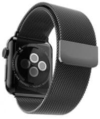4wrist Steel mesh - Black 42/44 mm