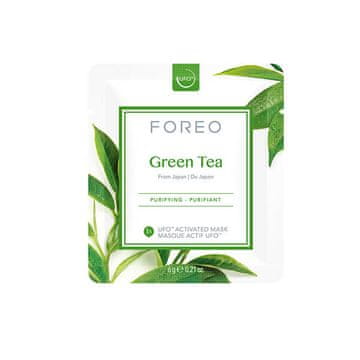 FOREO Osvežujoč in pomirjujoč Green Tea (Purifying Mask) 6 x 6 g