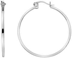 Hot Diamonds Srebrni uhani z diamanti Hoops DE625