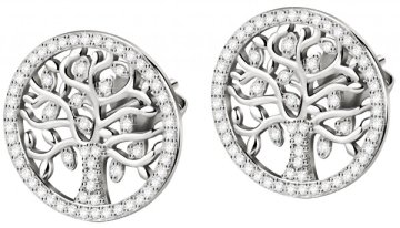 Morellato Srebrni uhani Drevo življenja Albero Della Vita SATB02