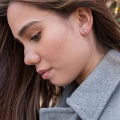 Hot Diamonds Srebrni uhani z diamanti Tender DE640
