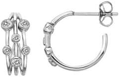 Hot Diamonds Srebrni uhani z diamanti Tender DE641