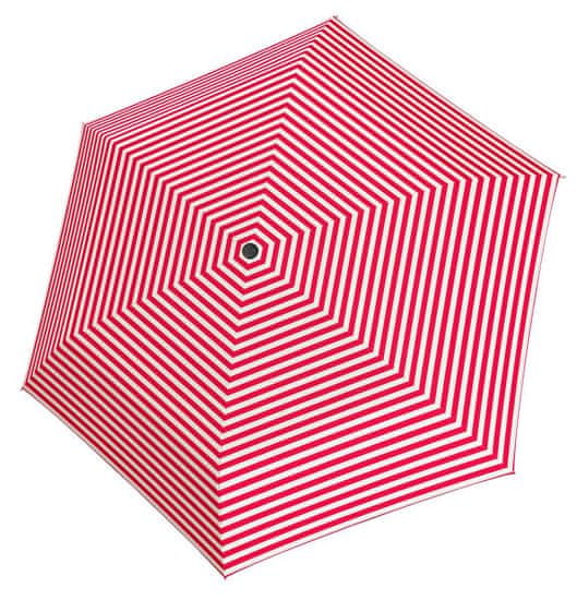 Tamaris Ženski zložljivi dežnik Tambrella Light Stripe roza