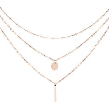 Troli Trojna bronasta ogrlica