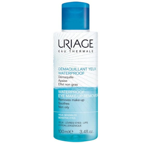 Uriage Dvofazni vodoodporen (Waterproof Eye-Makeup Remover) 100 ml