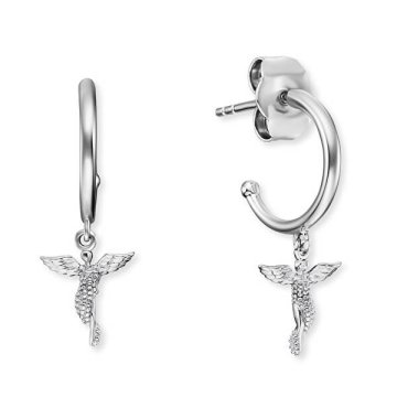 Engelsrufer Srebrni uhani Angel ERE-LILANGEL-CR