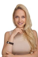 JwL Luxury Pearls Dvojna zapestnica iz pravih črnih biserov JL0599