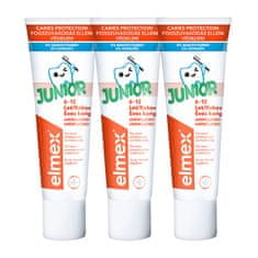 Elmex Otroška zobna pasta Junior Trio 3 x 75 ml