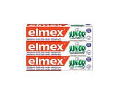 Elmex Otroška zobna pasta Junior Trio 3 x 75 ml