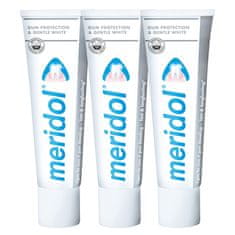 Meridol Zobna pasta z belilnim učinkom (Gentle White) tripack 3 x 75 ml