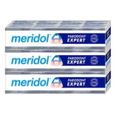 Meridol Zobna pasta proti krvavitvam dlesni in parodontitisu Paradont Expert tripack 3 x 75 ml