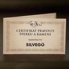 Silvego Srebrn obesek z modrim sončnim kamnom JST14710PBG