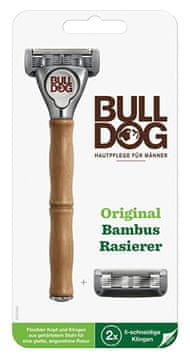 Bulldog Original Bamboo brivnik + 2 rezervni glavi
