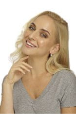 JwL Luxury Pearls Osupljivi srebrni uhani z biseri in cirkoni JL0642