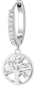 Brosway Jekleni enojni uhani Tree of Life Chakra BHKE004