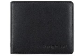 Bugatti Moška usnjena denarnica 49108101 Black