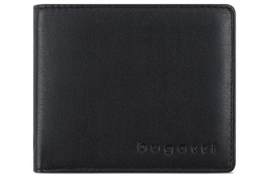 Bugatti Moška usnjena denarnica 49108101 Black