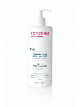 Topicrem Nežno mleko za šampon pH5 (Gentle Milk Shampoo) 500 ml