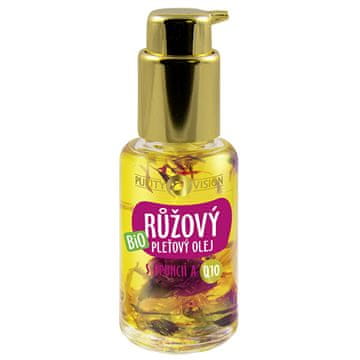 Purity Vision Organsko roza olje za kožo z bodečo hruško in Q10 45 ml